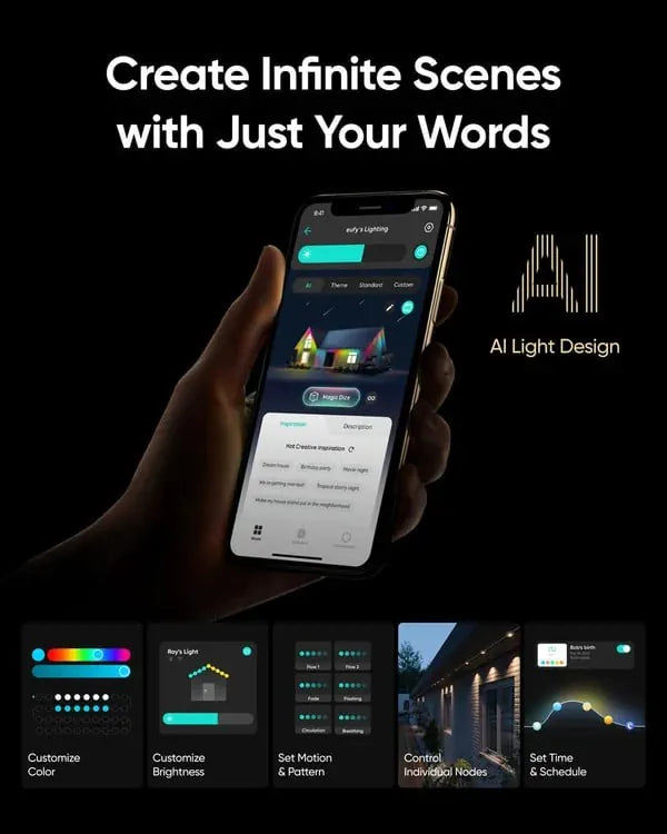 π
Early Christmas 49%OFF - Smart Rainbow LED Permanent Outdoor Light - Smartlight π