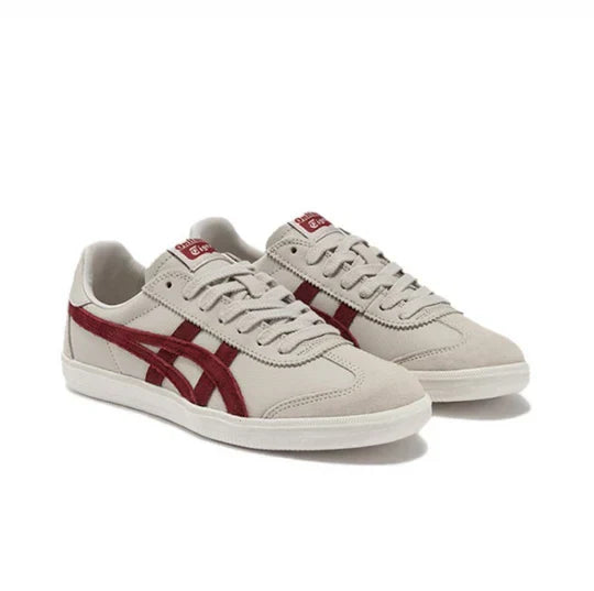 Men's Onitsuka Tiger Tokuten White Burgundy Shoes