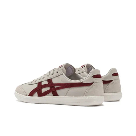 Men's Onitsuka Tiger Tokuten White Burgundy Shoes
