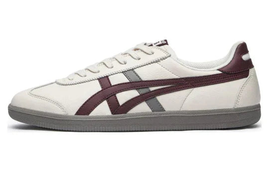 Men's Onitsuka Tiger Tokuten White Burgundy Grey Shoes