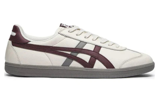Men's Onitsuka Tiger Tokuten White Burgundy Grey Shoes