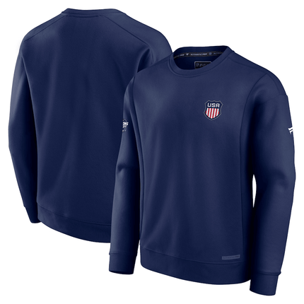 2025 4 Nations Face-Off Pick-A-Player Pullover Navy Sweatshirt