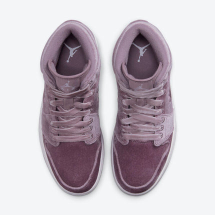 Men's Air Jordan 1 Mid 'Purple Smoke' Shoes