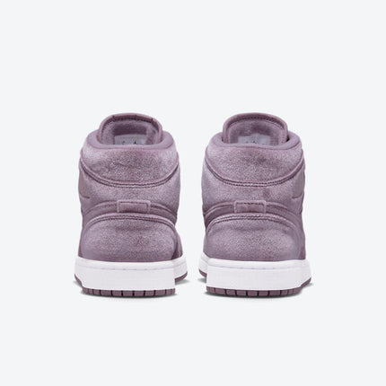 Men's Air Jordan 1 Mid 'Purple Smoke' Shoes