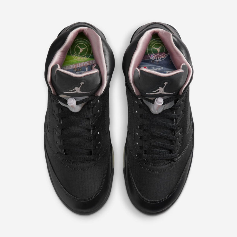 Men's Paris Saint-Germain x Air Jordan 5 'Off Noir' Shoes